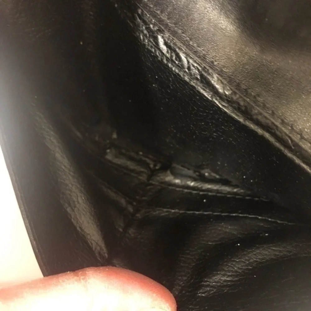 Fendi black vintage wallet authentic